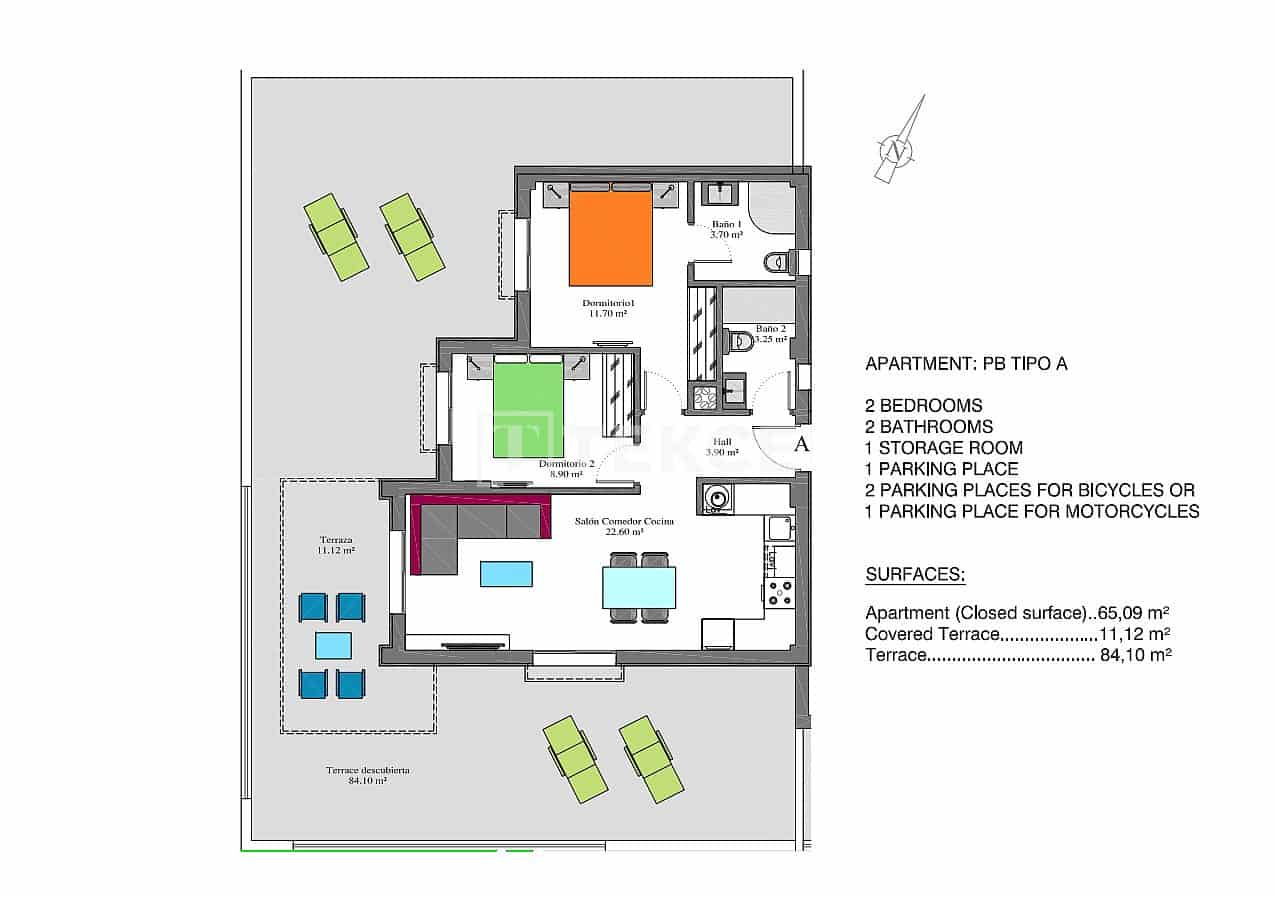 2 bedroom Flat for sale in Villamartin with pool - € 255,000 (Ref: 8965264)