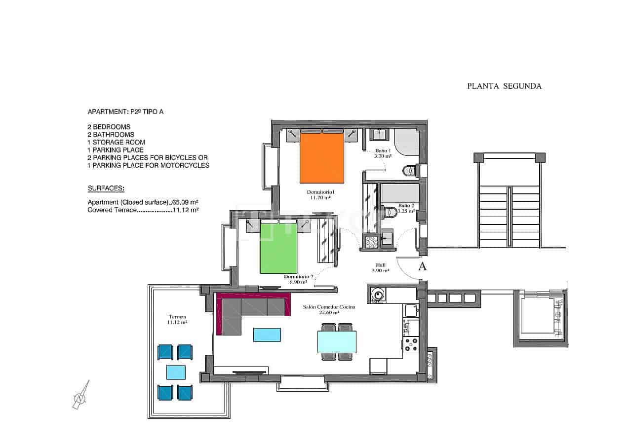 2 bedroom Flat for sale in Villamartin with pool - € 255,000 (Ref: 8965264)