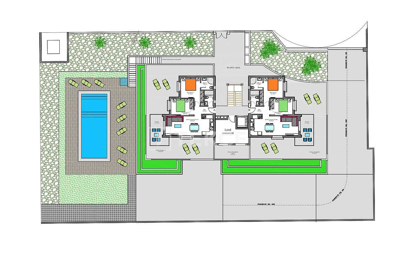 2 sovrum Lägenhet till salu i Villamartin med pool - 295 000 € (Ref: 8965266)