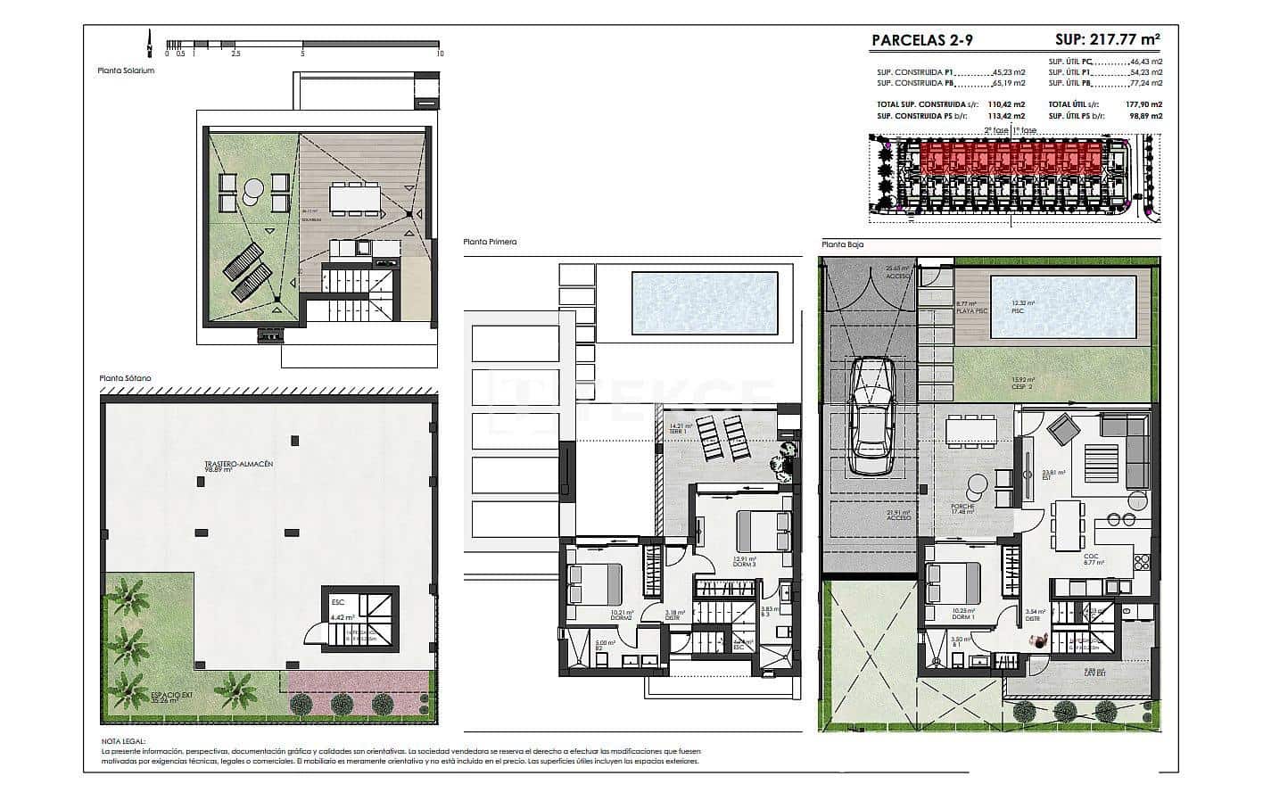 3 sypialnia Willa na sprzedaż w Torre-Pacheco z basenem - 516 000 € (Ref: 8965267)
