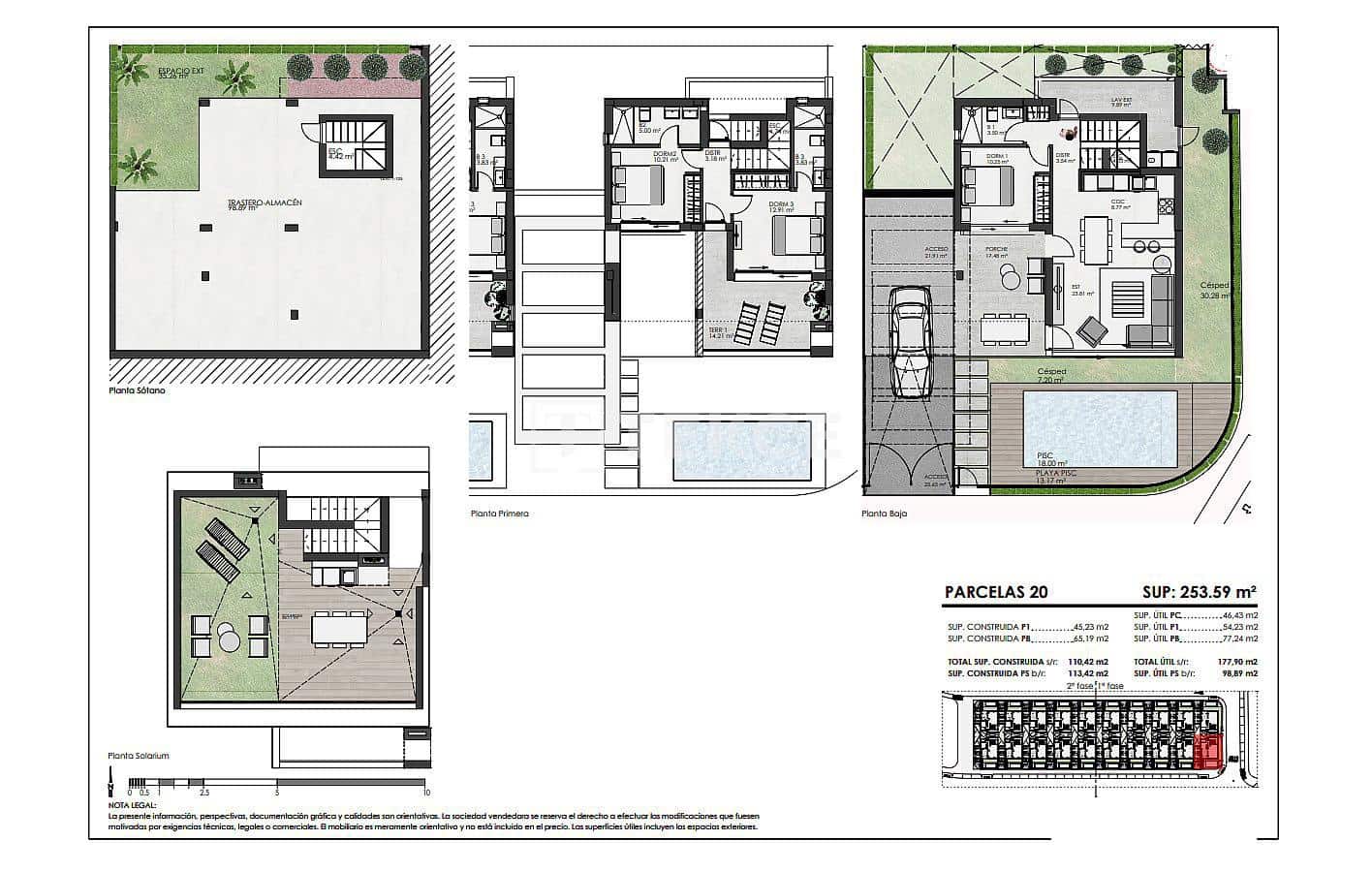 3 sypialnia Willa na sprzedaż w Torre-Pacheco z basenem - 516 000 € (Ref: 8965267)