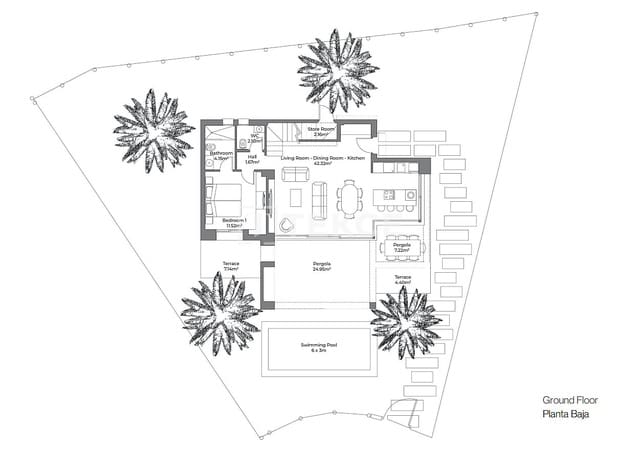 3 sypialnia Willa na sprzedaż w Cuevas del Almanzora z basenem - 440 000 € (Ref: 8965270)