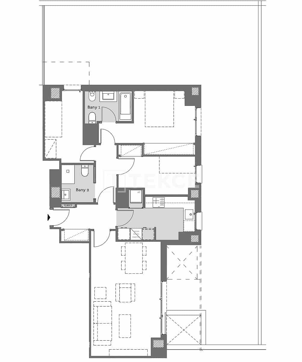 4 soveværelse Lejlighed til salg i Badalona med swimmingpool - € 622.000 (Ref: 8965275)