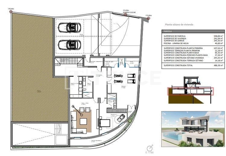 5 sypialnia Willa na sprzedaż w Finestrat z basenem - 2 600 000 € (Ref: 8965283)