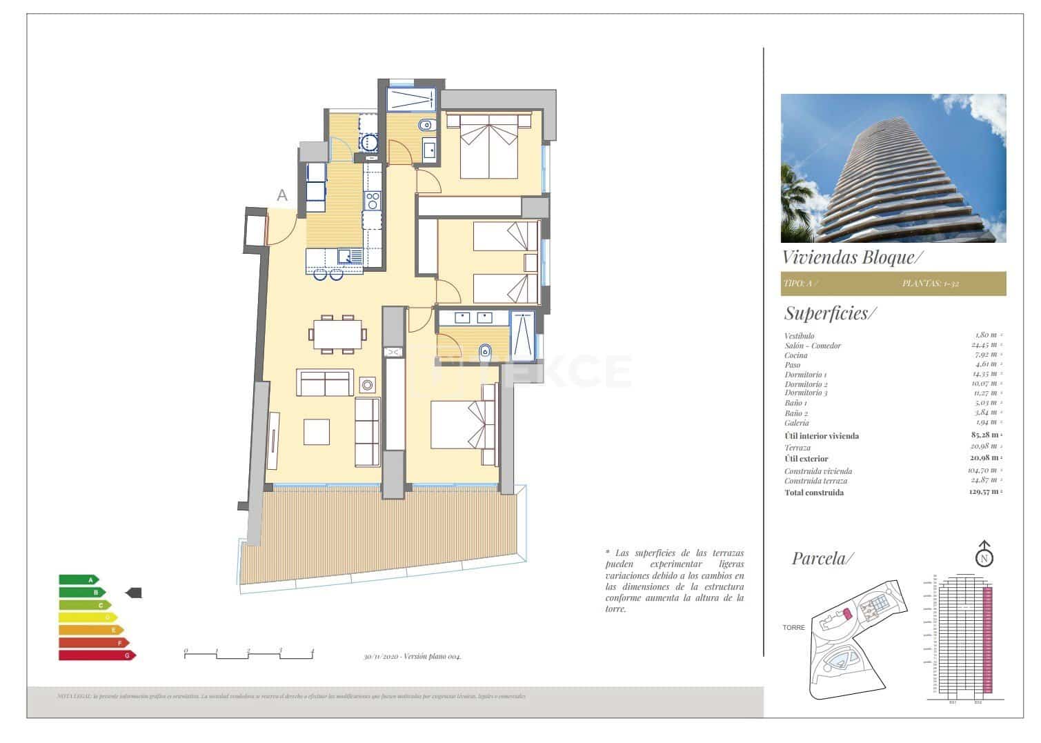 3 sovrum Lägenhet till salu i Benidorm med pool - 641 000 € (Ref: 8965286)