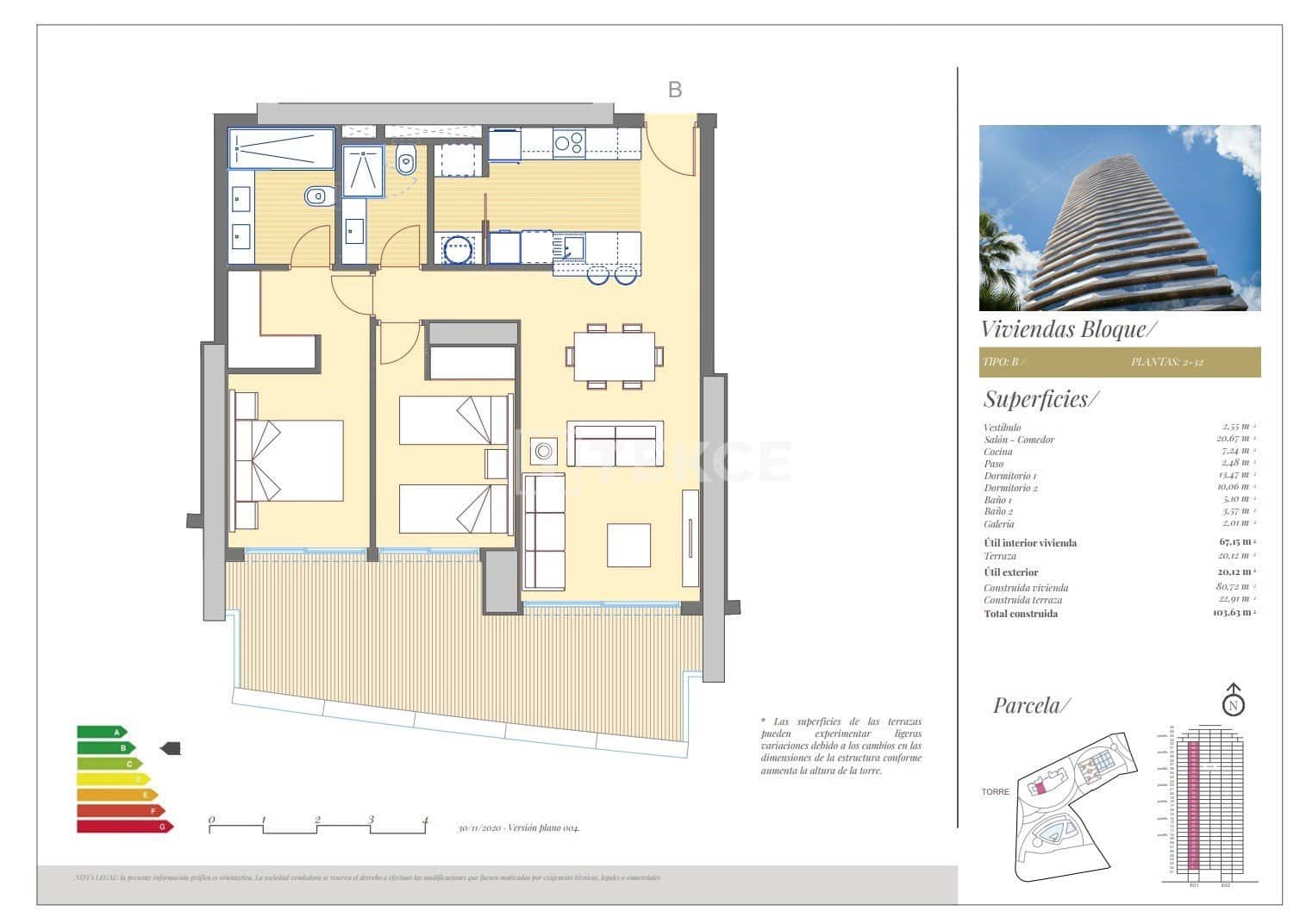 2 soveværelse Lejlighed til salg i Benidorm med swimmingpool - € 655.000 (Ref: 8965287)