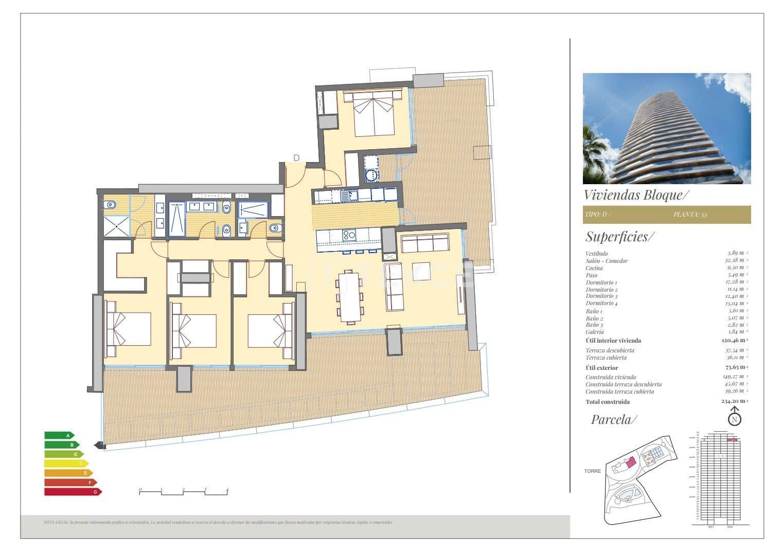 2 soveværelse Lejlighed til salg i Benidorm med swimmingpool - € 655.000 (Ref: 8965287)