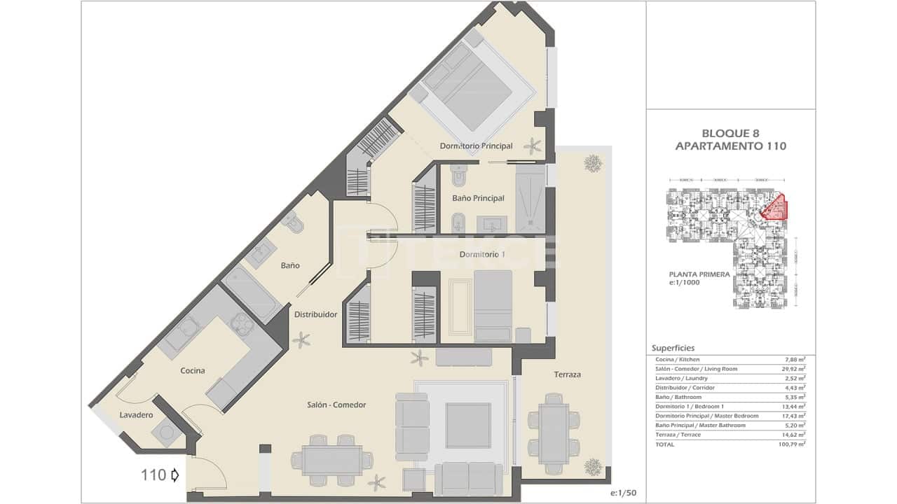 4 Zimmer Wohnung zu verkaufen in Nueva Andalucia mit Pool - 495.000 € (Ref: 8965297)