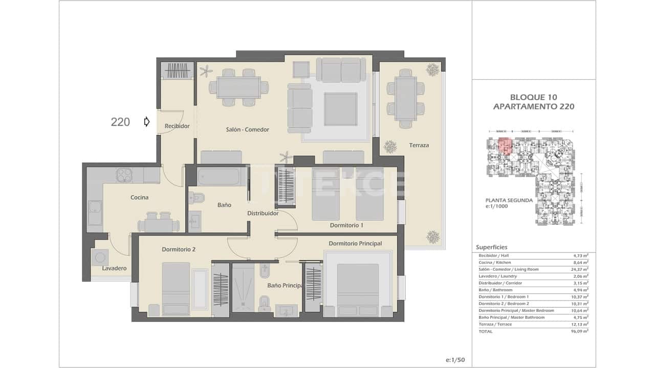 4 Zimmer Wohnung zu verkaufen in Nueva Andalucia mit Pool - 495.000 € (Ref: 8965297)