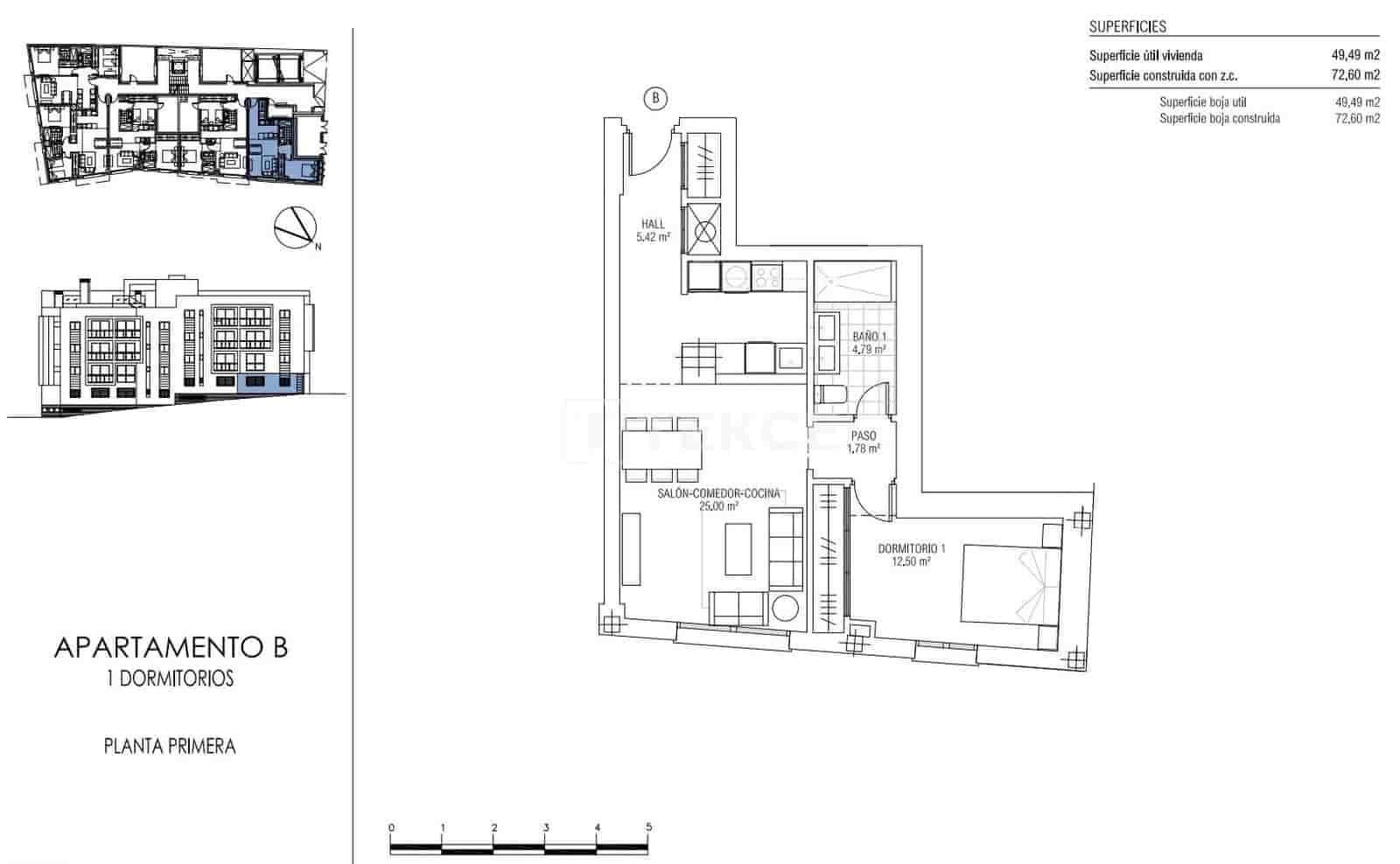 2 sovrum Lägenhet till salu i Estepona med pool - 549 000 € (Ref: 8965309)