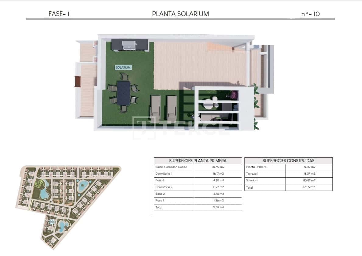 2 sypialnia Mieszkanie na sprzedaż w Los Altos z basenem - 270 000 € (Ref: 8965314)