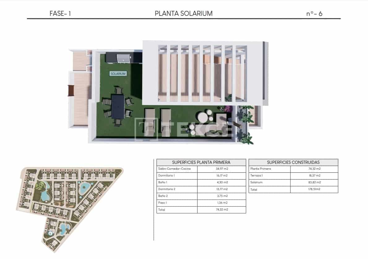 2 sypialnia Mieszkanie na sprzedaż w Los Altos z basenem - 270 000 € (Ref: 8965314)