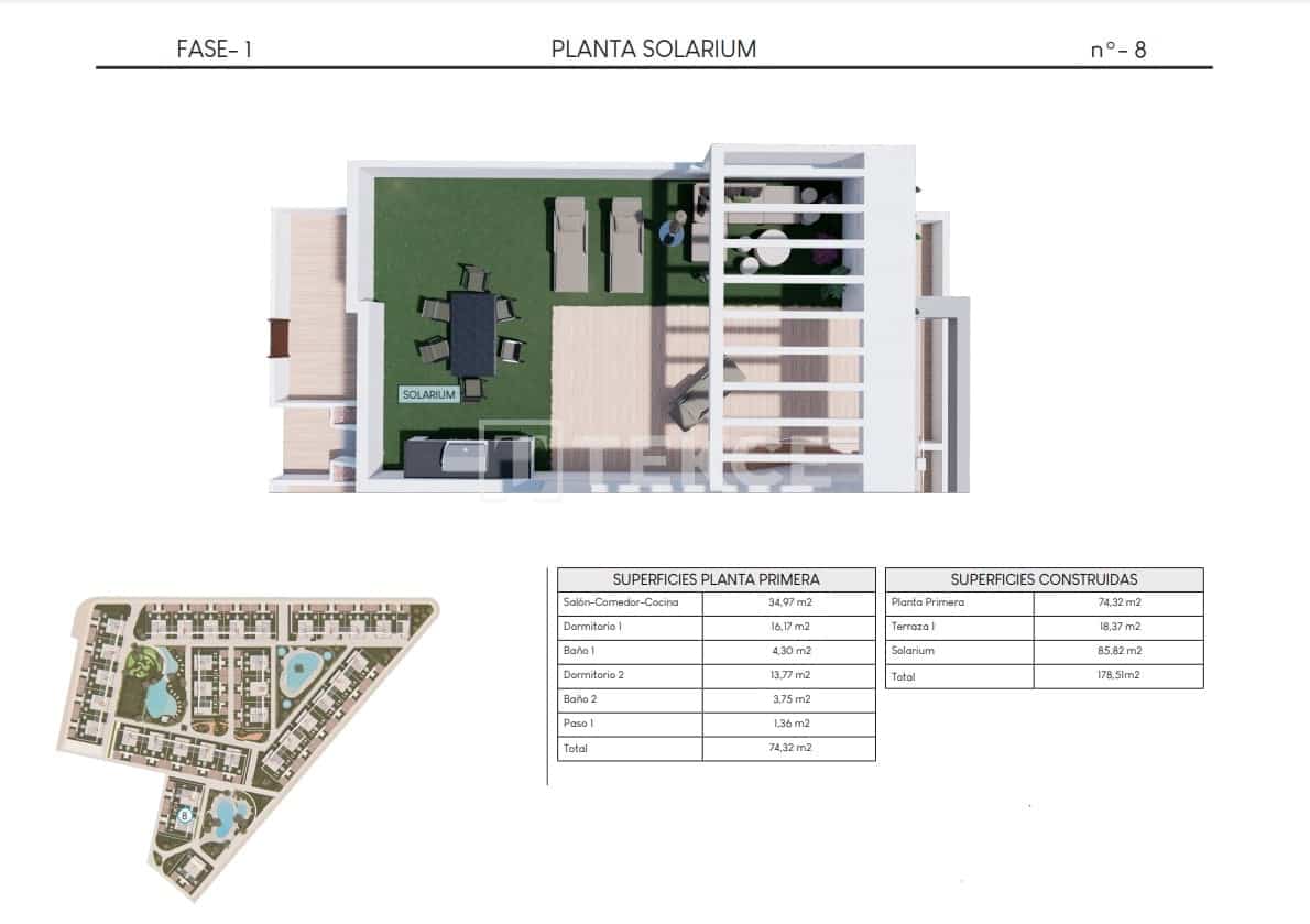 2 sypialnia Mieszkanie na sprzedaż w Los Altos z basenem - 270 000 € (Ref: 8965314)