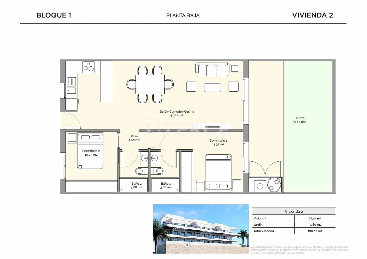 2 soveværelse Lejlighed til salg i Finestrat med swimmingpool - € 360.000 (Ref: 8965330)