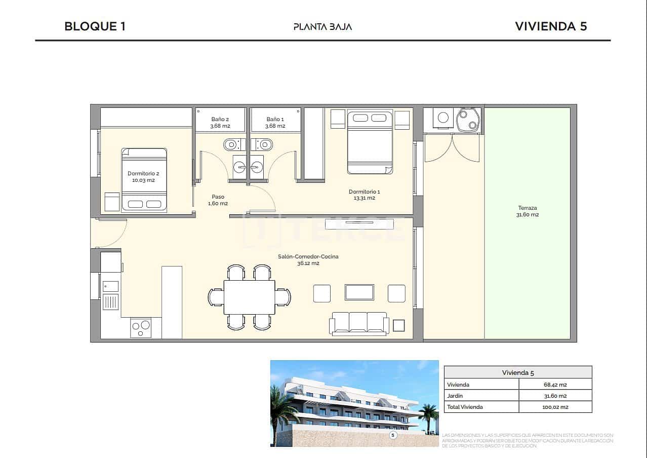 2 soveværelse Lejlighed til salg i Finestrat med swimmingpool - € 360.000 (Ref: 8965330)