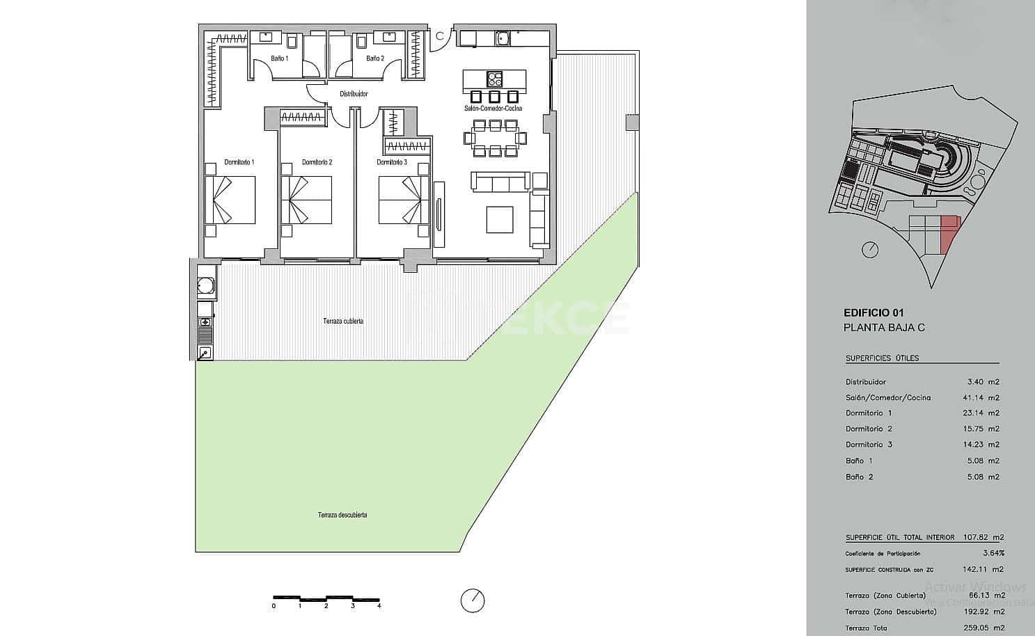3 Zimmer Wohnung zu verkaufen in Fuengirola mit Pool - 830.000 € (Ref: 8965344)