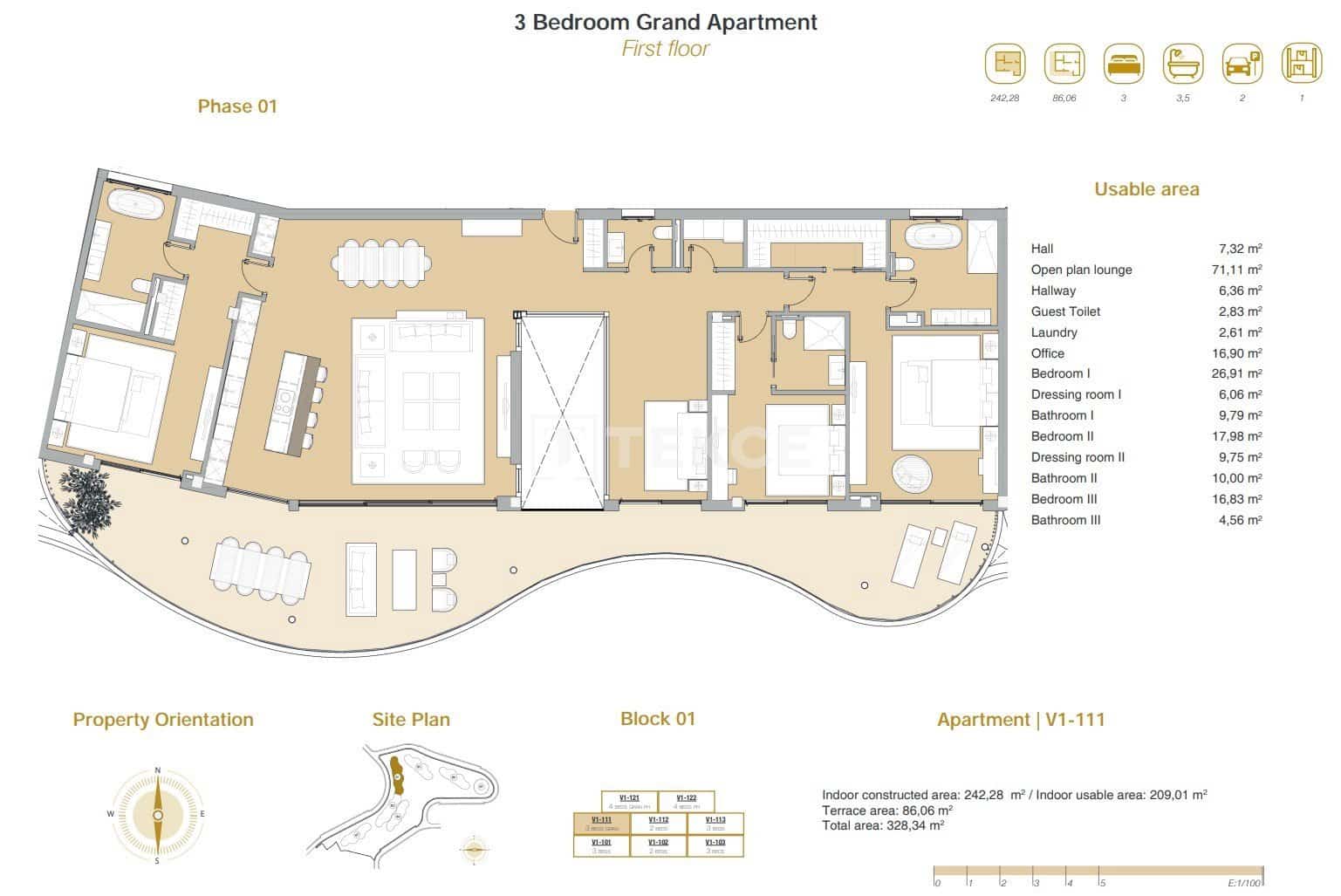 3 bedroom Flat for sale in Benahavis with pool - € 1,395,000 (Ref: 8965353)