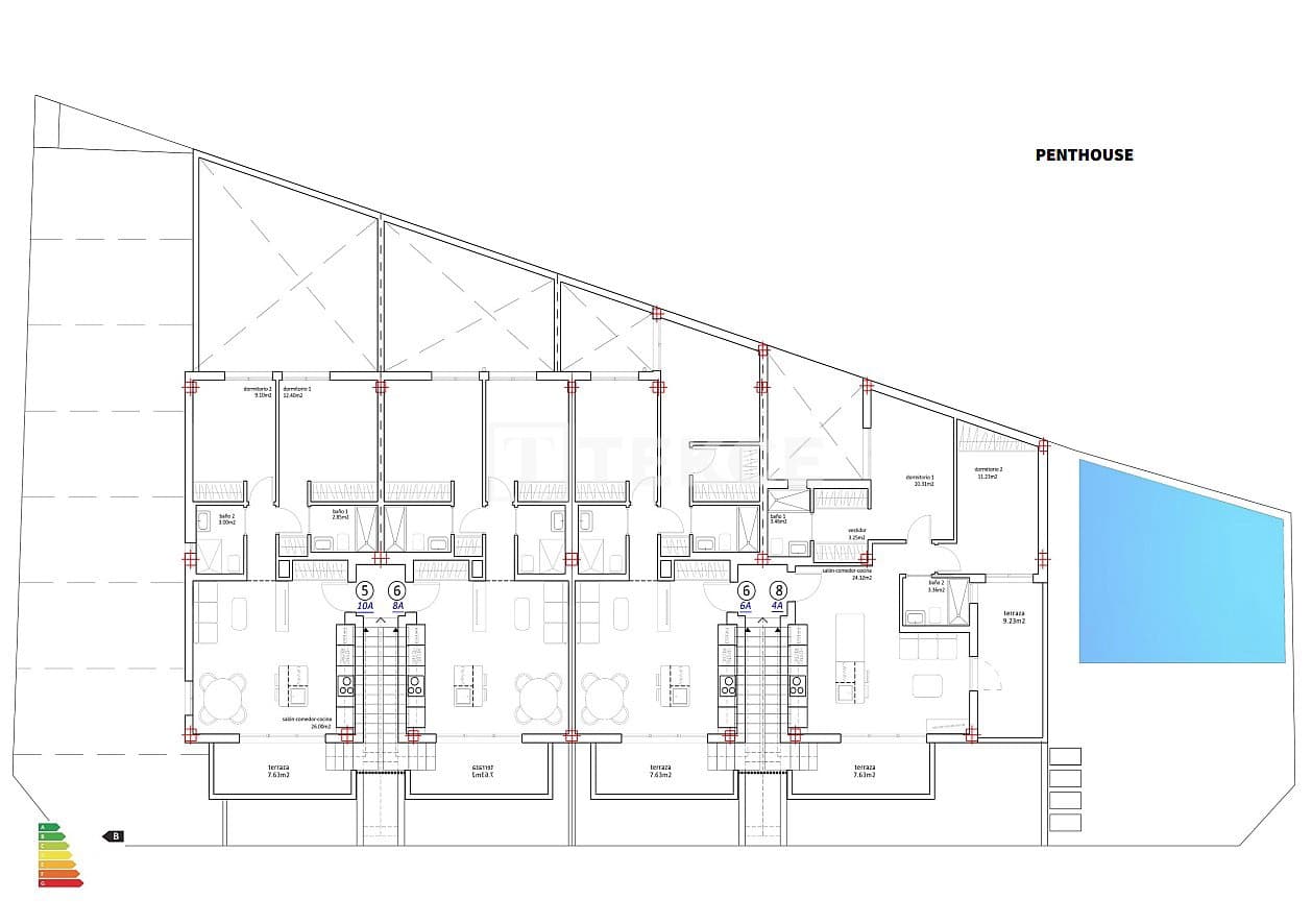 2 sypialnia Mieszkanie na sprzedaż w San Pedro del Pinatar z basenem - 270 000 € (Ref: 8965361)
