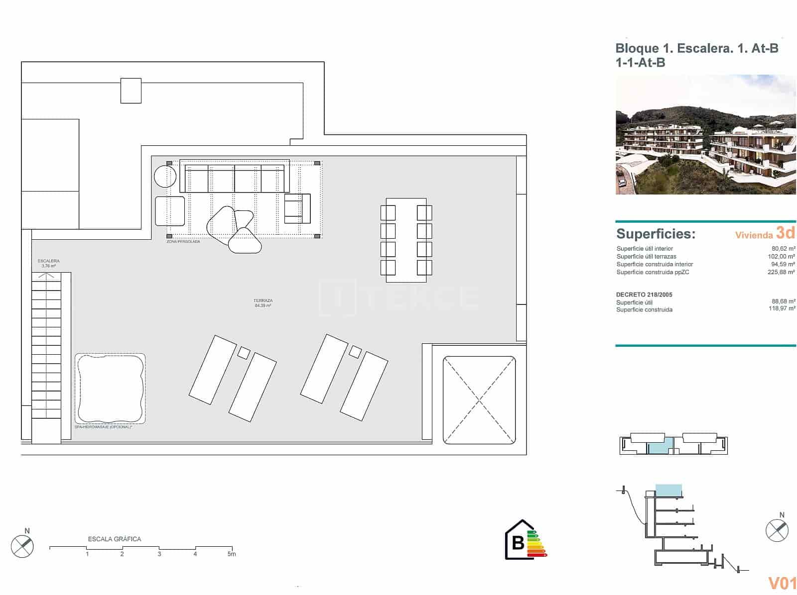 3 soverom Leilighet til salgs i Benagalbon med svømmebasseng - € 475 000 (Ref: 8965386)