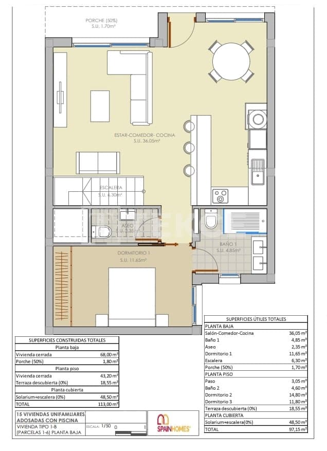 3 bedroom Villa for sale in Rojales with pool - € 356,000 (Ref: 8965390)