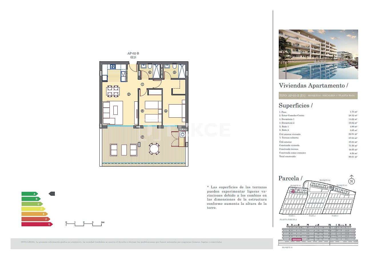 2 sovrum Lägenhet till salu i Muchamiel / Mutxamel med pool - 266 000 € (Ref: 8965413)