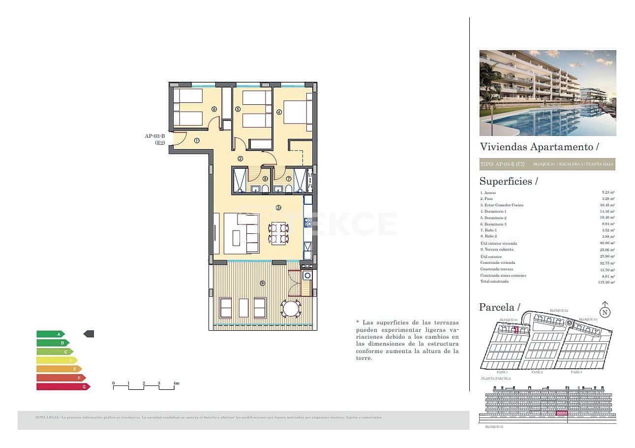2 sovrum Lägenhet till salu i Muchamiel / Mutxamel med pool - 266 000 € (Ref: 8965413)