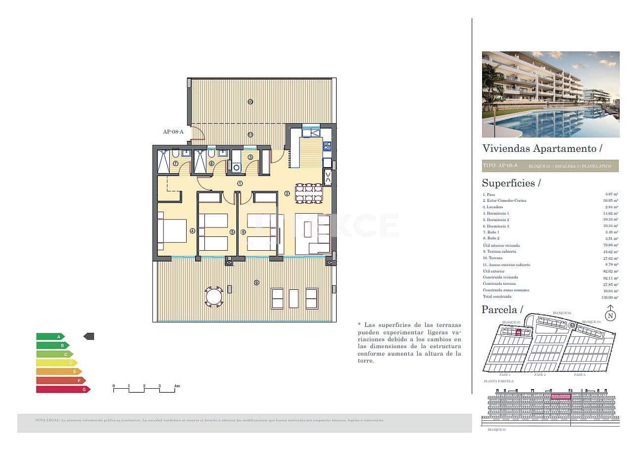2 sovrum Lägenhet till salu i Muchamiel / Mutxamel med pool - 266 000 € (Ref: 8965413)