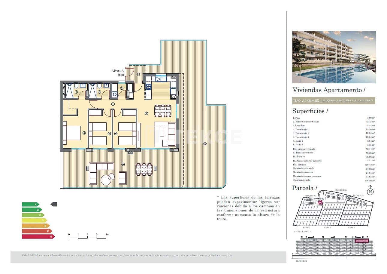 2 sovrum Lägenhet till salu i Muchamiel / Mutxamel med pool - 266 000 € (Ref: 8965413)
