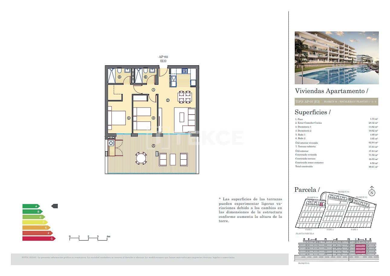 2 bedroom Flat for sale in Muchamiel / Mutxamel with pool - € 293,000 (Ref: 8965414)