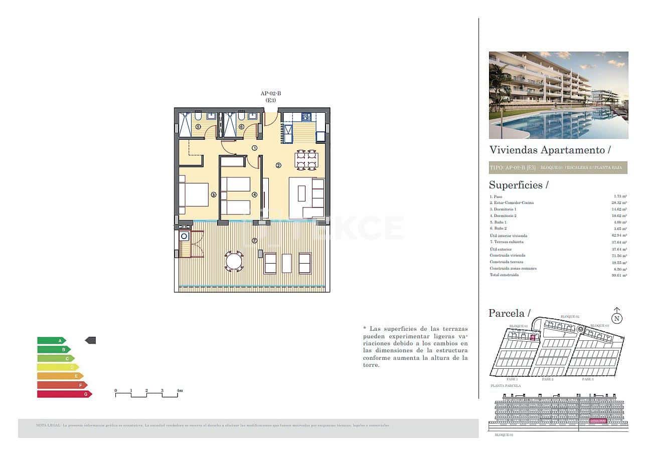 3 sypialnia Mieszkanie na sprzedaż w Muchamiel / Mutxamel z basenem - 311 000 € (Ref: 8965415)