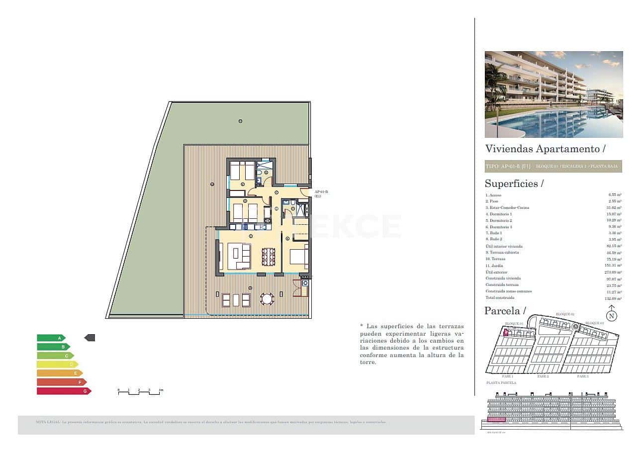 3 sypialnia Mieszkanie na sprzedaż w Muchamiel / Mutxamel z basenem - 311 000 € (Ref: 8965415)