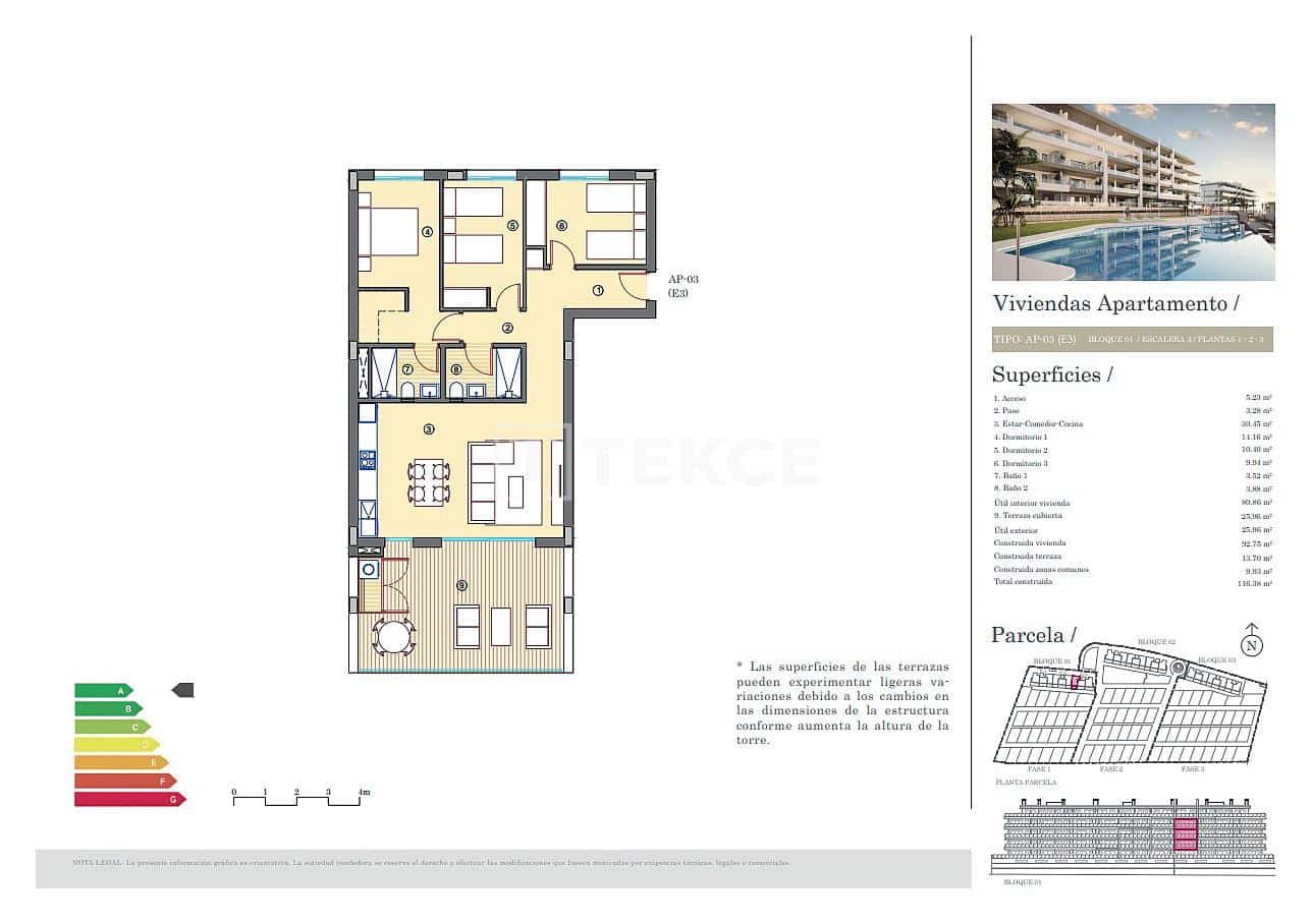 2 slaapkamer Flat te koop in Muchamiel / Mutxamel met zwembad - € 399.000 (Ref: 8965417)