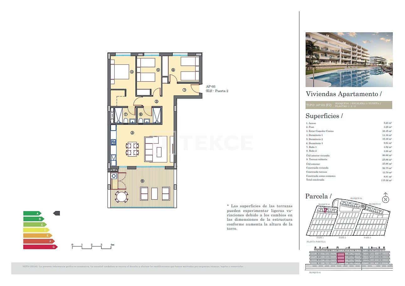 2 slaapkamer Flat te koop in Muchamiel / Mutxamel met zwembad - € 399.000 (Ref: 8965417)