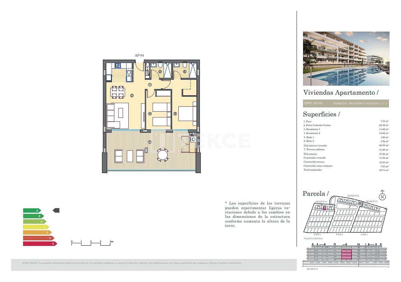 2 slaapkamer Flat te koop in Muchamiel / Mutxamel met zwembad - € 399.000 (Ref: 8965417)