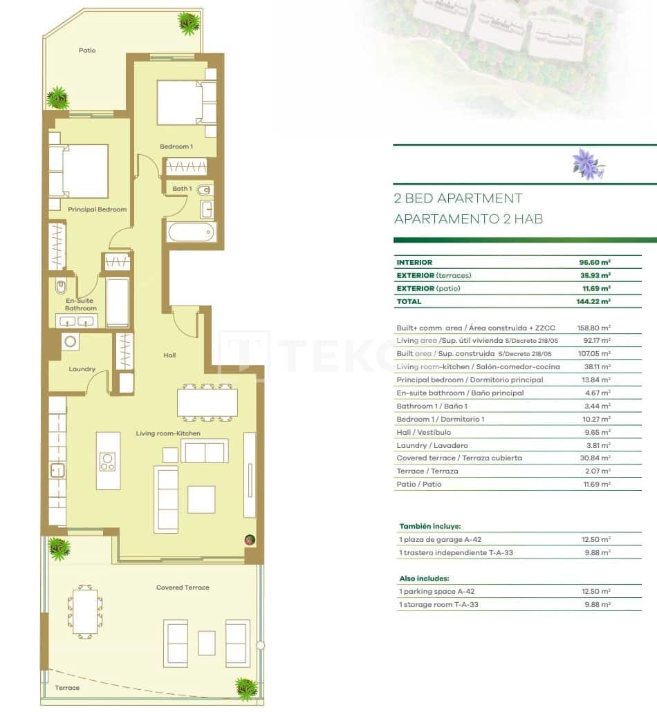 4 sypialnia Mieszkanie na sprzedaż w La Alcaidesa z basenem - 925 000 € (Ref: 8965428)