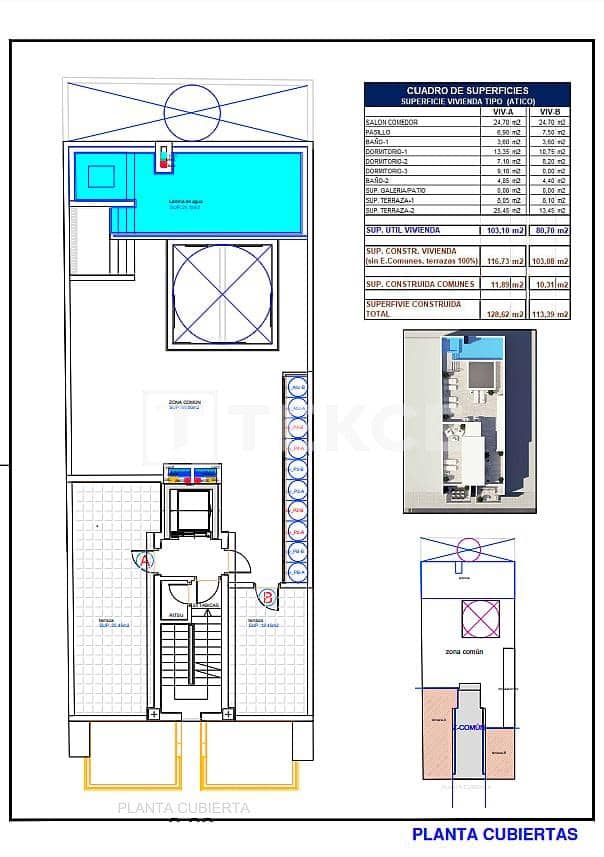 3 Zimmer Wohnung zu verkaufen in Torrevieja mit Pool - 279.000 € (Ref: 8965438)