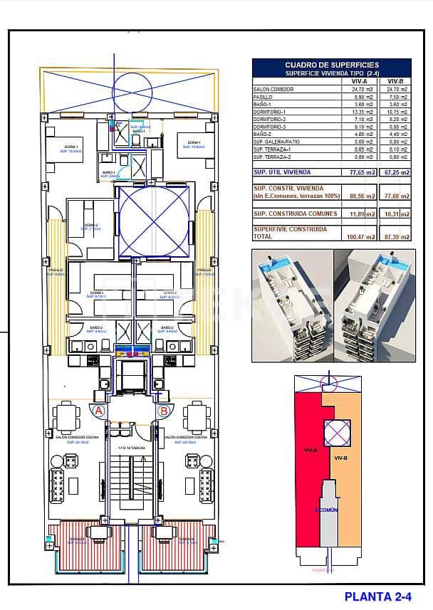 3 Zimmer Wohnung zu verkaufen in Torrevieja mit Pool - 279.000 € (Ref: 8965438)