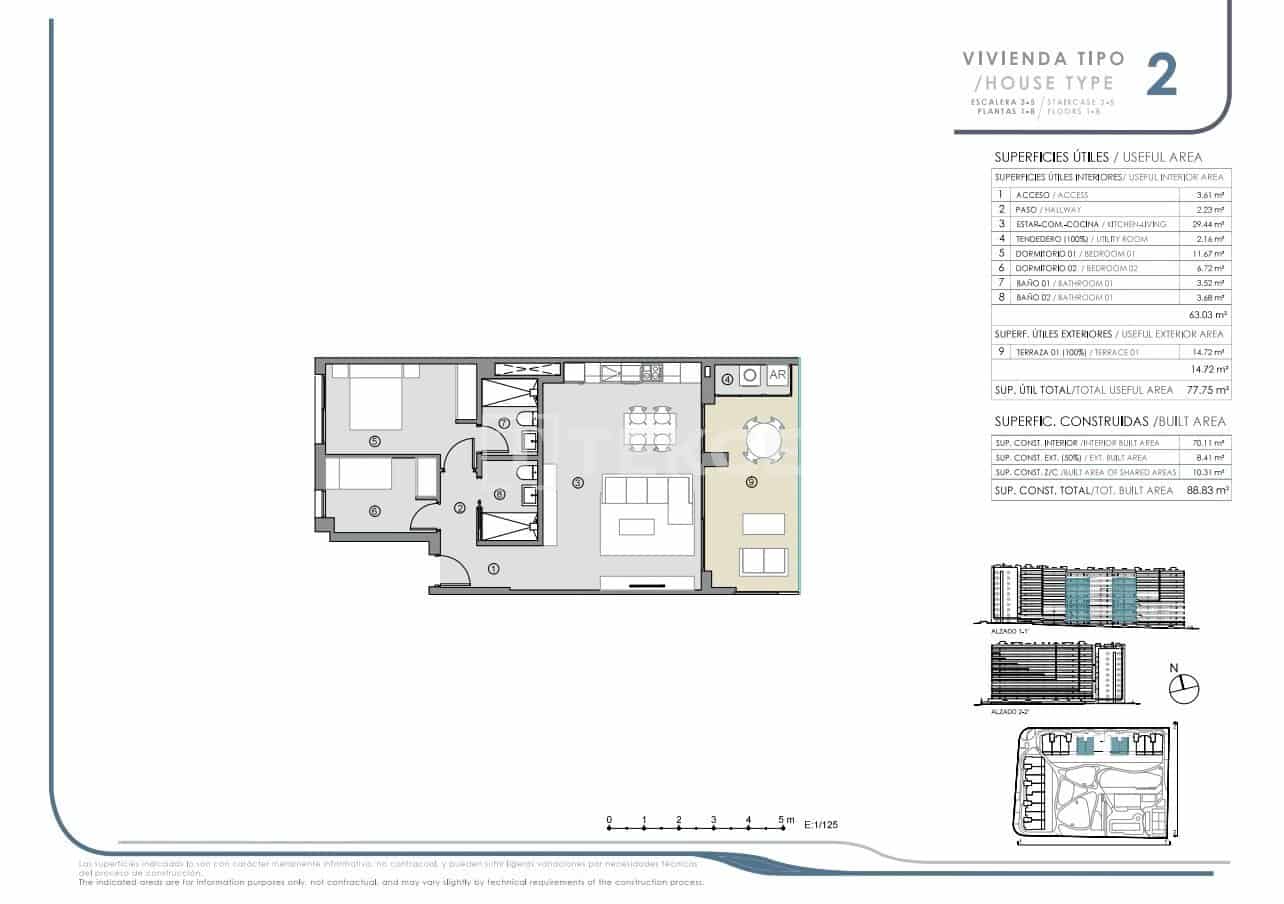 2 sypialnia Mieszkanie na sprzedaż w Orihuela Costa z basenem - 299 000 € (Ref: 8965447)