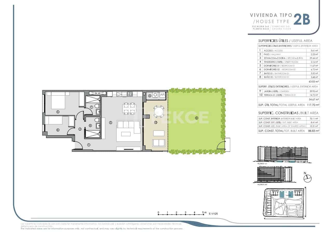2 sovrum Lägenhet till salu i Orihuela Costa med pool - 319 000 € (Ref: 8965448)