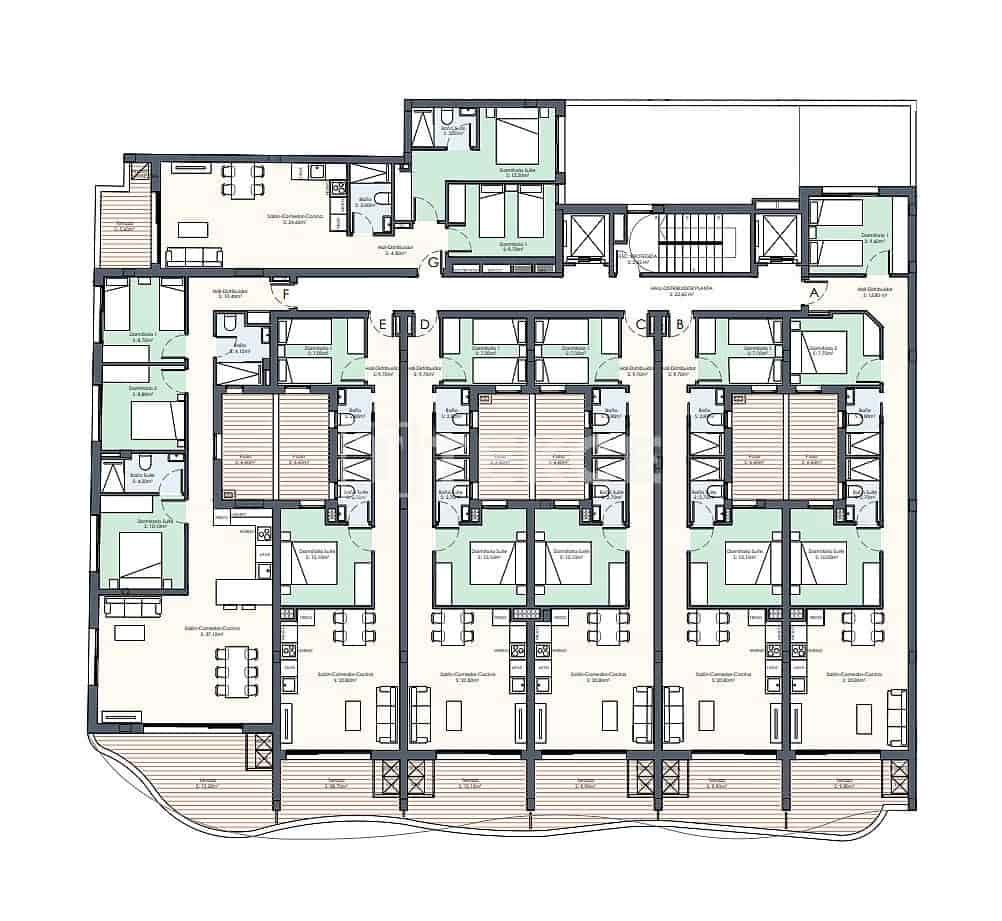 2 bedroom Flat for sale in Torrevieja with pool - € 469,000 (Ref: 8965460)