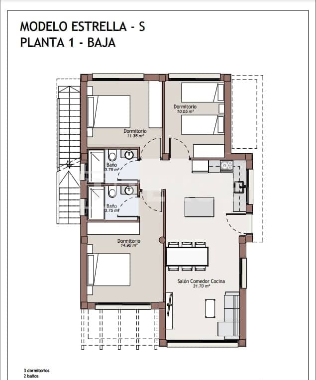 3 sypialnia Willa na sprzedaż w Pulpi z basenem - 429 000 € (Ref: 8965462)