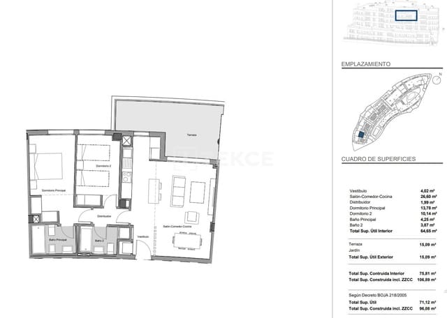 2 sypialnia Mieszkanie na sprzedaż w Centro, Estepona z basenem - 485 000 € (Ref: 8965477)
