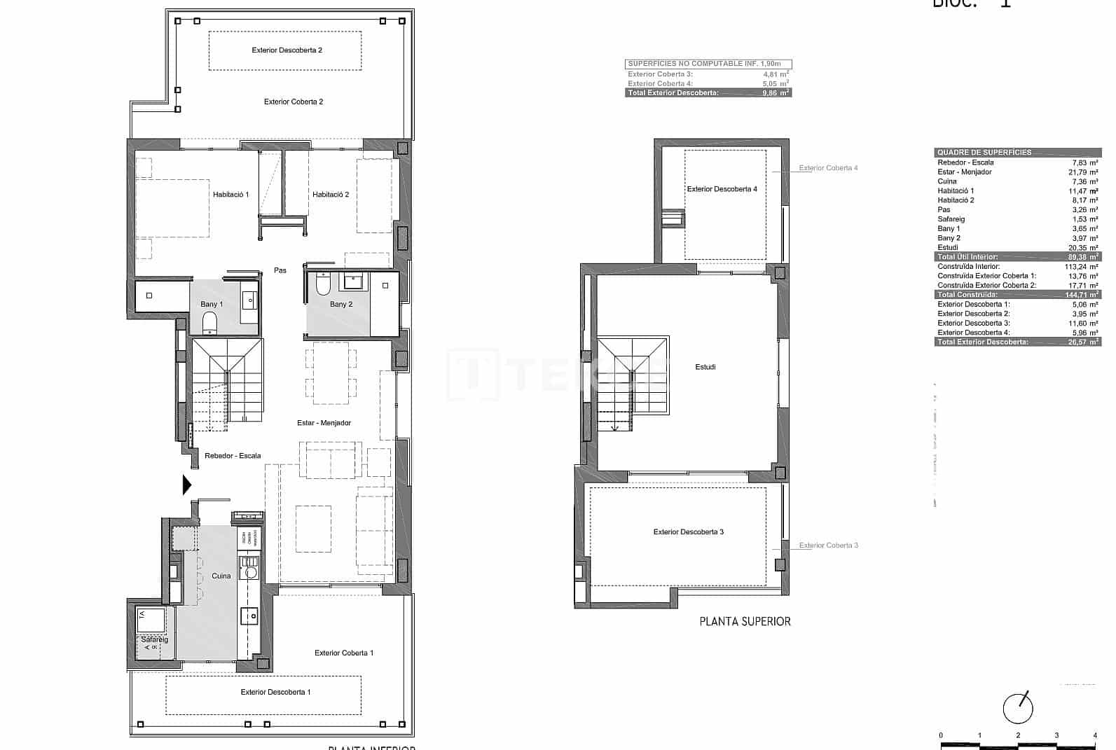 2 soveværelse Lejlighed til salg i Premia de Dalt med swimmingpool - € 498.000 (Ref: 8965506)