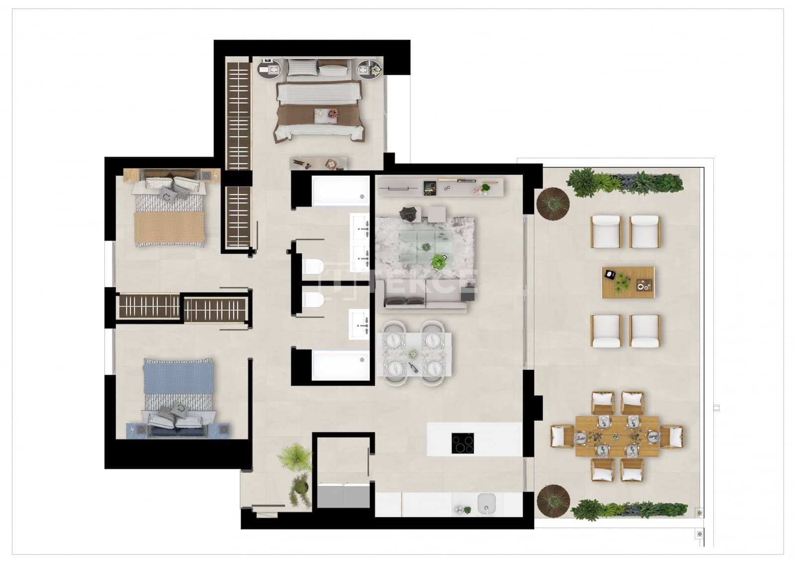 3 bedroom Flat for sale in Nueva Andalucia with pool - € 950,000 (Ref: 8965516)