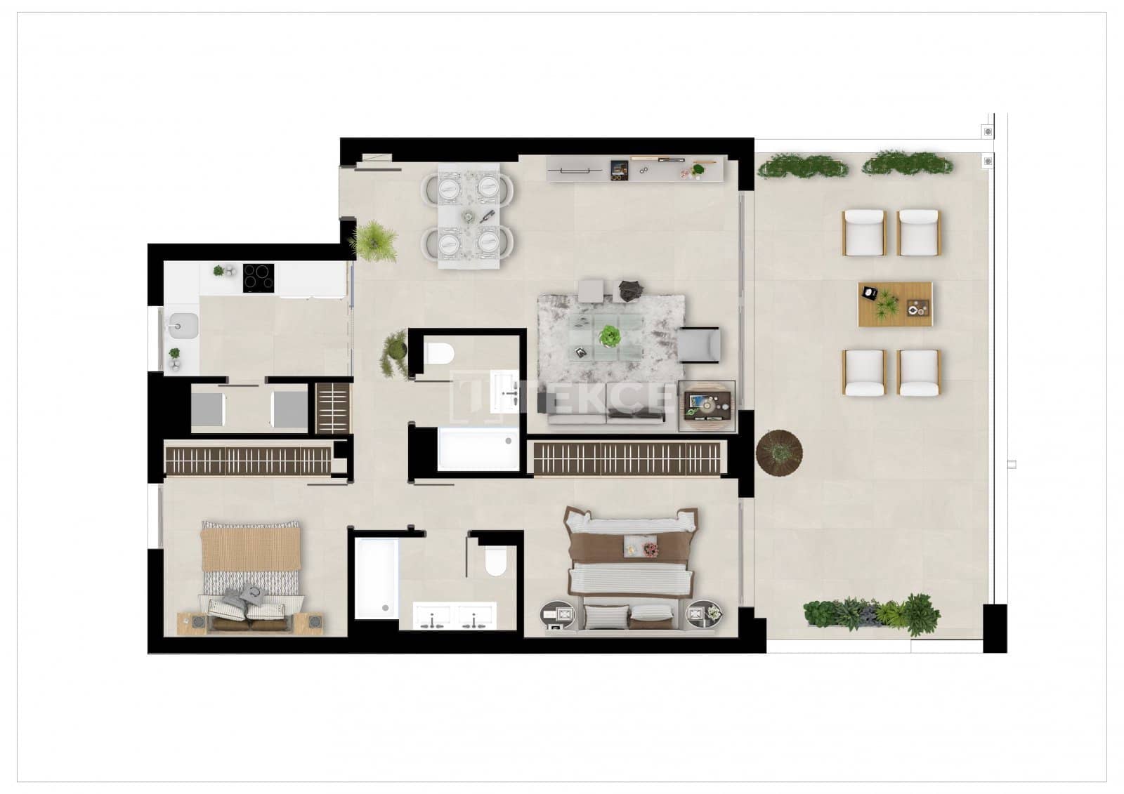 3 bedroom Flat for sale in Nueva Andalucia with pool - € 950,000 (Ref: 8965516)