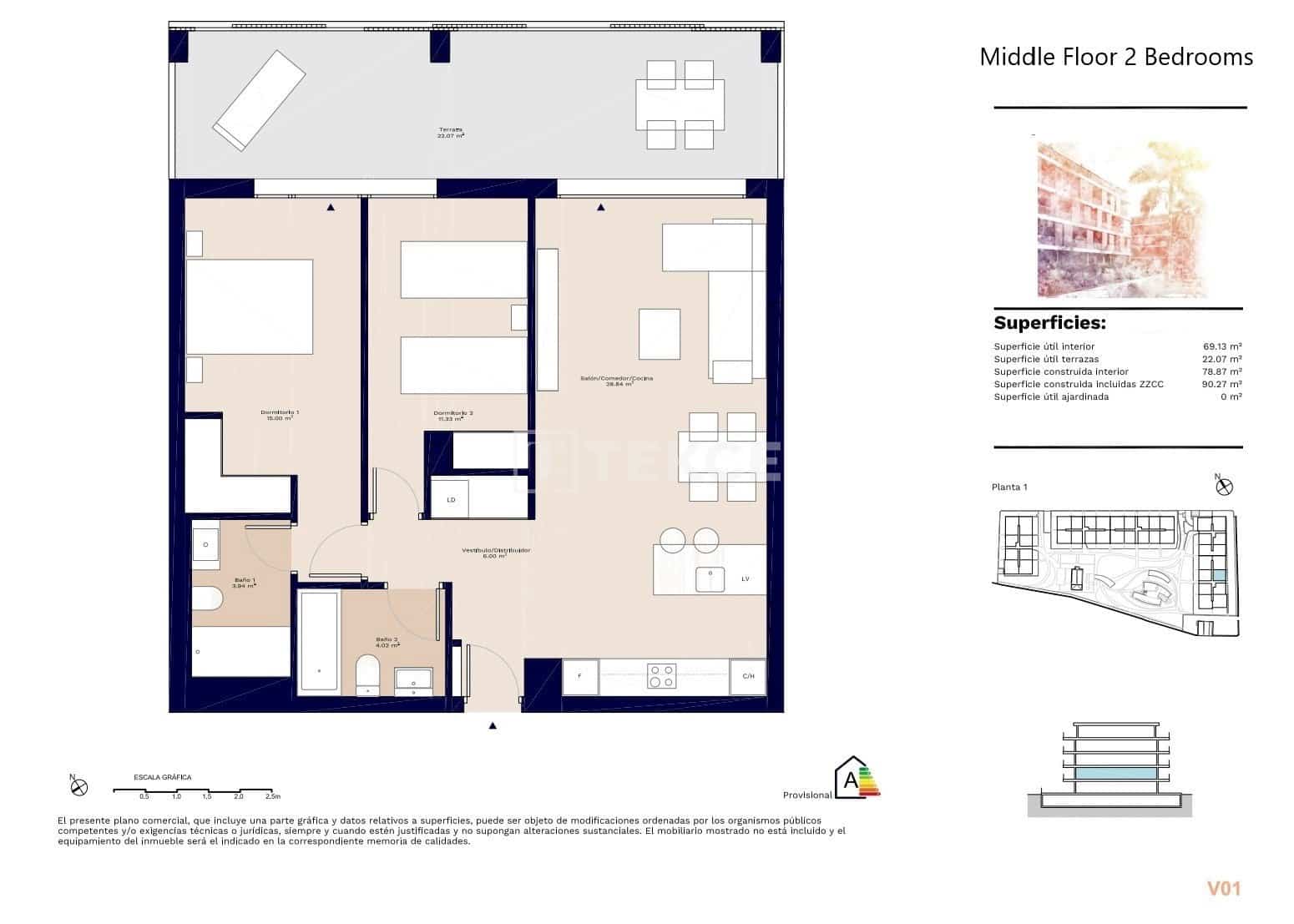 3 bedroom Flat for sale in Denia with pool - € 559,000 (Ref: 8965548)