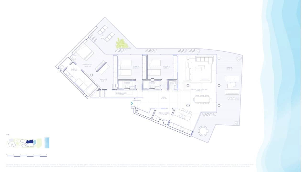 2 slaapkamer Flat te koop in Estepona met zwembad - € 995.000 (Ref: 8965557)