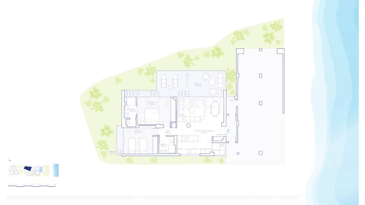 Piso de 3 habitaciones en Estepona en venta con piscina - 2.950.000 € (Ref: 8965558)