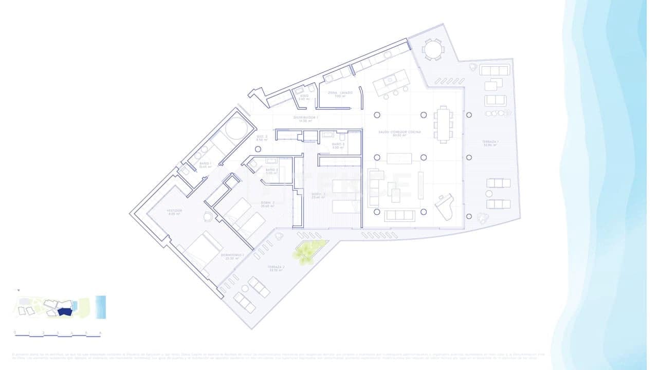 Piso de 3 habitaciones en Estepona en venta con piscina - 2.950.000 € (Ref: 8965558)