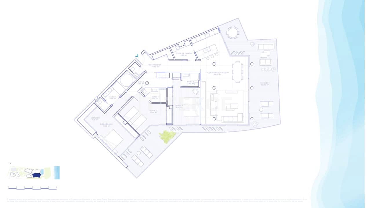 Piso de 3 habitaciones en Estepona en venta con piscina - 2.950.000 € (Ref: 8965558)